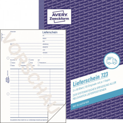 Avery Zweckform Lieferschein 723 DIN A5 2x50Blatt,