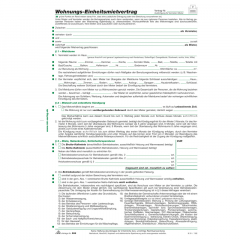 RNK Mietvertrag 599 DIN A4 4Blatt,