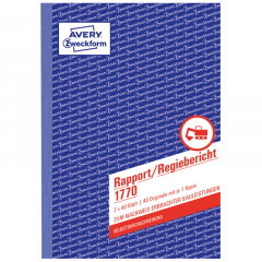 Avery Zweckform Rapport 1770 DIN A5 2x40Blatt,