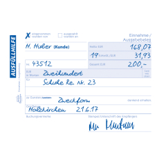 Avery Zweckform Ausgabebeleg 1755 DIN A6 SD 2x40Bl.,