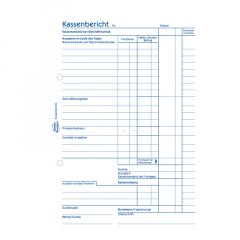 Avery Zweckform Kassenbericht 305 DIN A5 50Blatt,