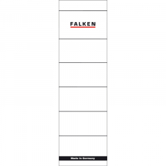 Falken Ordnerrückenschild 80039266 breit/kurz weiß 10 St./Pack.,