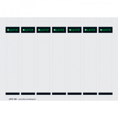 Leitz Einsteckrückenschild 16810085 kurz/schmal Karton gr 175 St./Pack.,