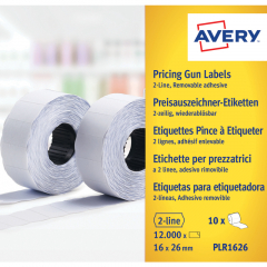 Avery Zweckform Endlosetikett PLR1626 16x26mm 12.000 St./Pack.,