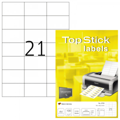 Etikett TopStick 8708 70x42,3mm weiß 2.100 St./Pack.,