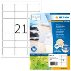 HERMA Etikett 10727 RC 63,5x38,1mm nws 1680St,