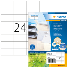 HERMA Etikett 10729 RC 70x37mm ws 1920St,