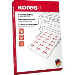 Kores Etikett L7037GE 70x37mm gelb 2.400 St./Pack.,