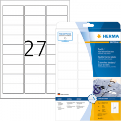 HERMA Namensetikett 4511 Seide 63,5x29,6mm ws 540 St./Pack.,