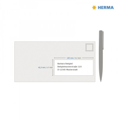 HERMA Etikett 4559 105x42,3mm A4 grün 1.400 St./Pack.,