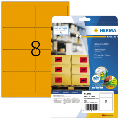 HERMA Etikett 5145 99,1x67,7mm neonorange 160 St./Pack.,