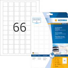 HERMA Etikett Special 8831 25,4x25,4mm weiß 1.650 St./Pack.,