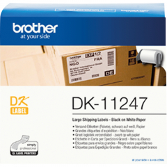 Brother Etikett DK11247 103x164mm weiß 180 St./Pack.,