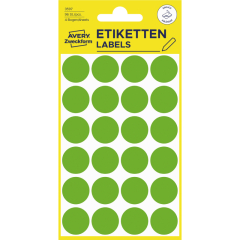 Avery Zweckform Markierungspunkt 3597 18mm grün 96 St./Pack.,