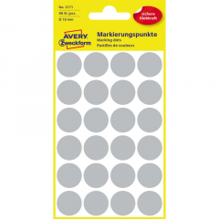 Avery Zweckform Markierungspunkt 3171 18mm grau 96 St./Pack.,