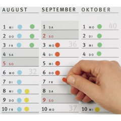 HERMA Markierungspunkt 2253 19mm Papier blau 1.280 St./Pack.,