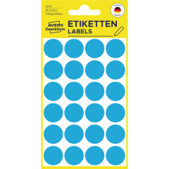 Avery Zweckform Markierungspunkt 3005 18mm blau 96 St./Pack.,