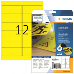 HERMA Signaletikett 8029 99,1x42,3mm gelb 300 St./Pack.,