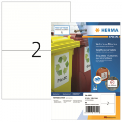 HERMA Etikett 4601 210x148mm ws 80 St./Pack.,