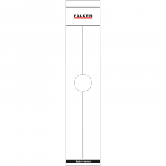 Falken Ordnerrückenschild 11287067 70mm weiß 10 St./Pack.,