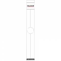 Falken Ordnerrückenschild 11287075 50mm weiß 10 St./Pack.,