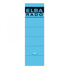 ELBA Ordneretikett 100420952 breit/kurz sk blau 10 St./Pack.,