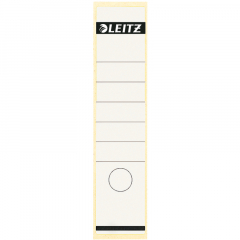 Leitz Ordnerrückenschild 16401001 61,5x285mm weiß 100 St./Pack.,