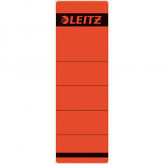 Leitz Ordneretikett 16420025 kurz/breit Papier rot 10 St./Pack.,