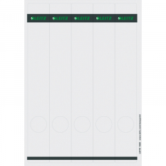 Leitz Ordneretikett 16880085 lang/schmal Papier gr 125 St./Pack.,