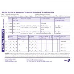 Avery Zweckform Fahrtenbuch 1221 A6 32Blatt,