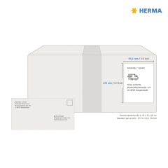 HERMA Etikett Outdoor 9539 99,1x139mm weiß 160 St./Pack.,