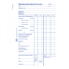 Avery Zweckform Reisekostenabrechnung 743 DIN A5,