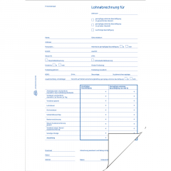 Avery Zweckform Lohnabrechnung 506 DIN A4 50Blatt,