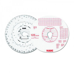 HAUG Tachoscheibe 125km/h Kombi 125 100 100 St./Pack.,