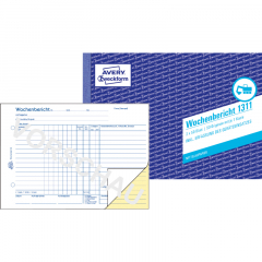 Avery Zweckform Wochenbericht 1311 DIN A5 quer 2x50Blatt,