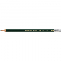 Faber-Castell Bleistift CASTELL 9000 119201 B dunkelgrün,