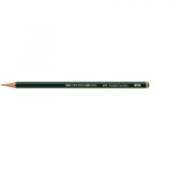 Faber-Castell Bleistift CASTELL 9000 119000 HB dunkelgrün,