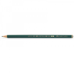 Faber-Castell Bleistift CASTELL 9000 119002 2B dunkelgrün,