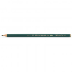 Faber-Castell Bleistift CASTELL 9000 119005 5B dunkelgrün,