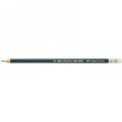 Faber-Castell Bleistift CASTELL 9000 119200 HB dunkelgrün,