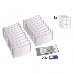 badgepoint Namensschild polar POL35MA66-20DR 80x34mm e.st 20St.,