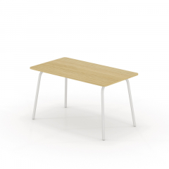 Schreibtisch Sedus se:lab work&meet 140x74x80cm weiß/eiche hell,