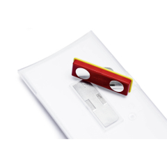 DURABLE Namensschild 811719 90x54mm Hartfolie tr 25 St./Pack .,