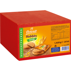 Brandt Gebäck Hobbits Kernig 29740 1.368g 60x2 St./Pack.,