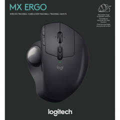 Logitech Maus Trackball MX Ergo 910-005179 Funk schwarz,