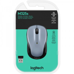 Logitech Maus M325s 910-006813 optisch light silver,