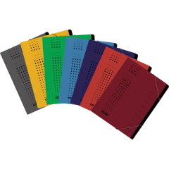 ELBA Ordnungsmappe chic 400001999 DIN A4 7Fächer Karton anthrazit,