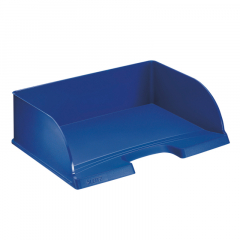 Leitz Briefablage Jumbo Plus 52190035 DIN A4 quer PS blau,