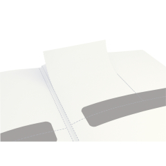 Leitz Notizbuch Complete 44710095 DIN A4 kariert schwarz,