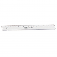 Soennecken Lineal 1820 20cm Kunststoff transparent,